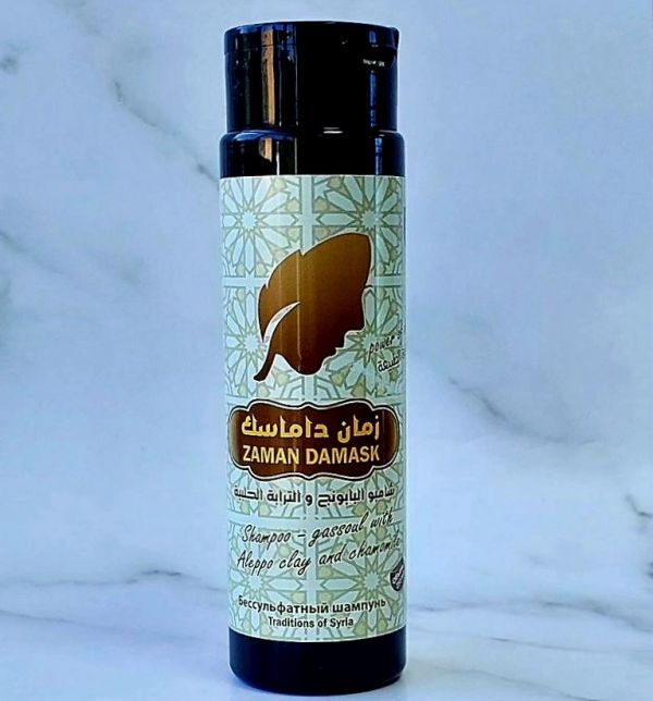 Anti-dandruff shampoo with Aleppo clay and chamomile ZAMAN DAMASK